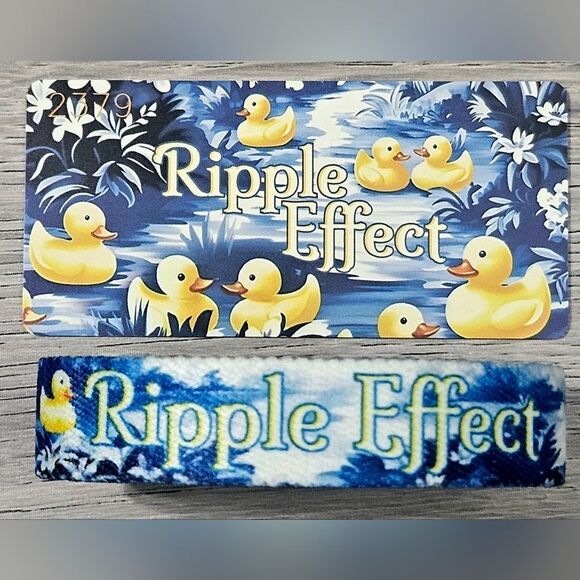 ZOX "RIPPLE EFFECT" #2779 RUBBER DUCKY SUMMER New Med CUTE COLLECTIBLE Wristband - Picture 3 of 4